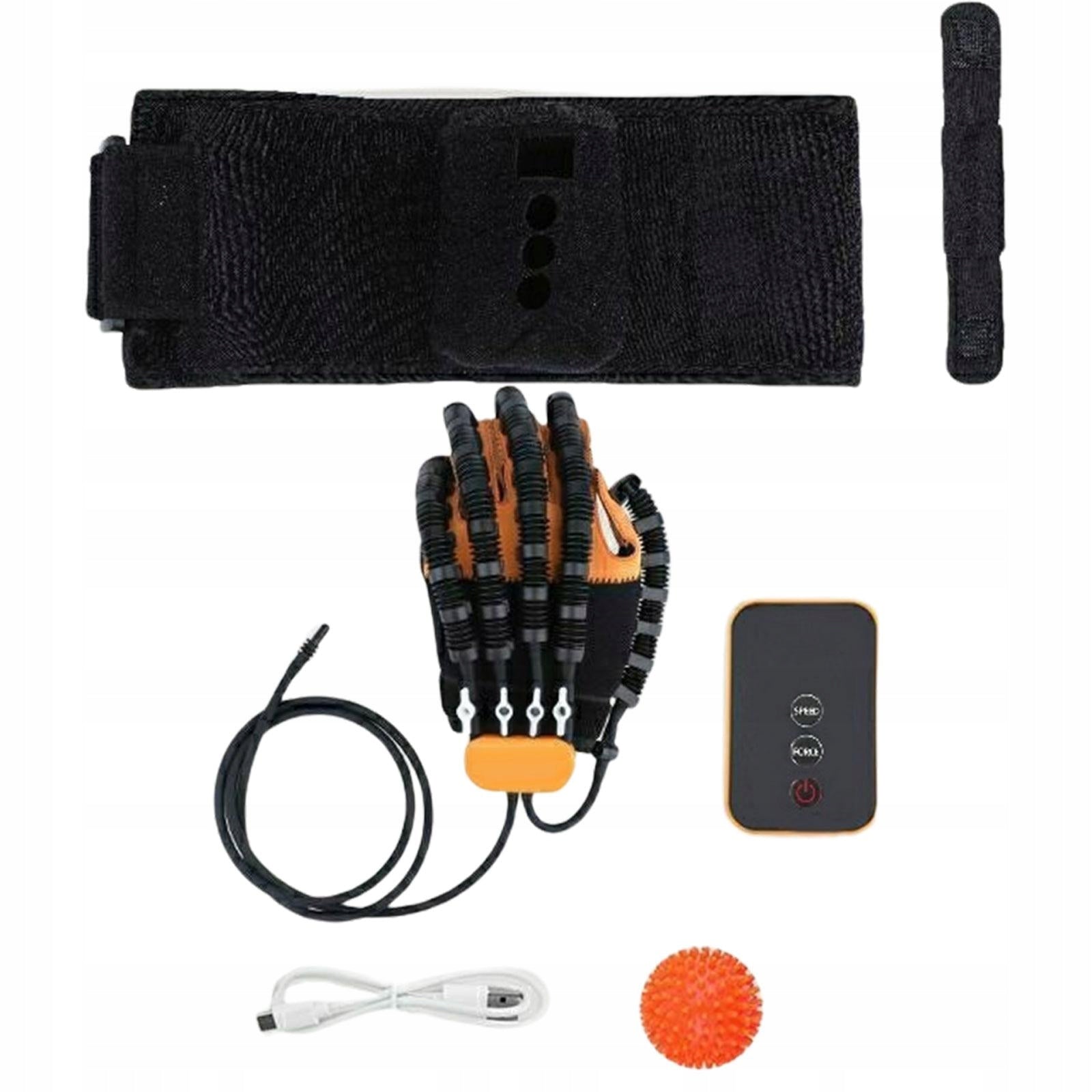 Finger Rehabilitation Robot Glove Multifunctional Training Device XL Left Color multicolor