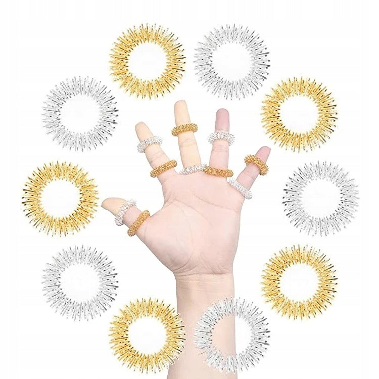 Finger massage ring SU JOK sujok silver Brand no brand