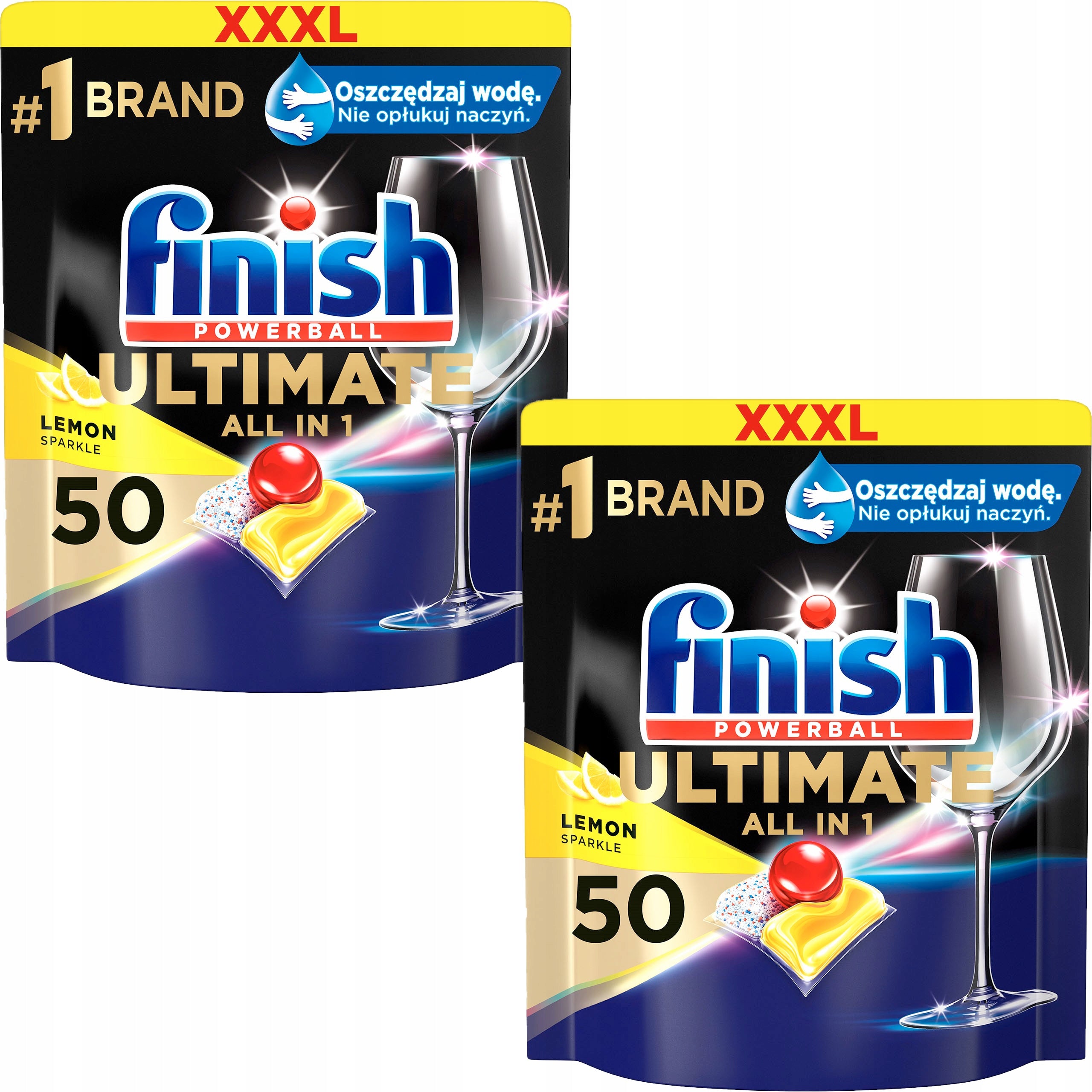 Finish Spülmaschinenkapseln Ultimate All-In-1 Lemon Set, 100 Stk.