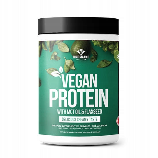 FireSnake VEGAN PROTEIN 600g VEGETABLE PROTEIN White chocolate - cherry Packaging status original