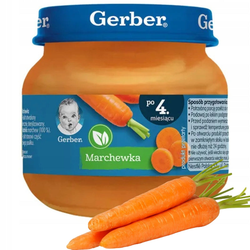 First Vegetables Lunches Gerber Broccoli Carrots from 4 months 6x 80 g EAN (GTIN) 8445291430044