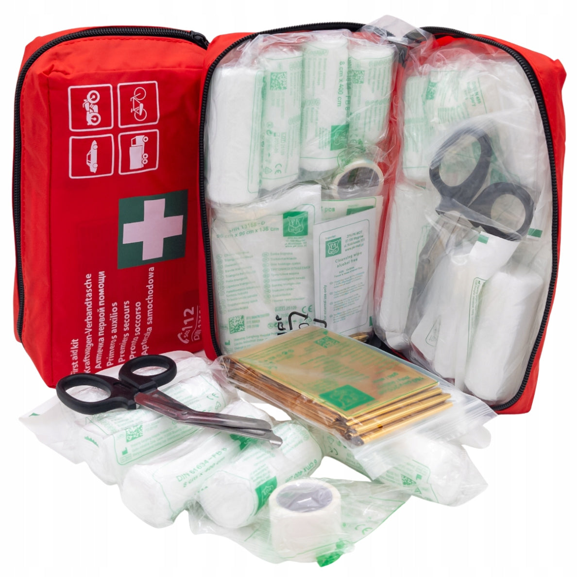 First aid kit DIN 13164 GOOD EQUIPMENT PK-MOT