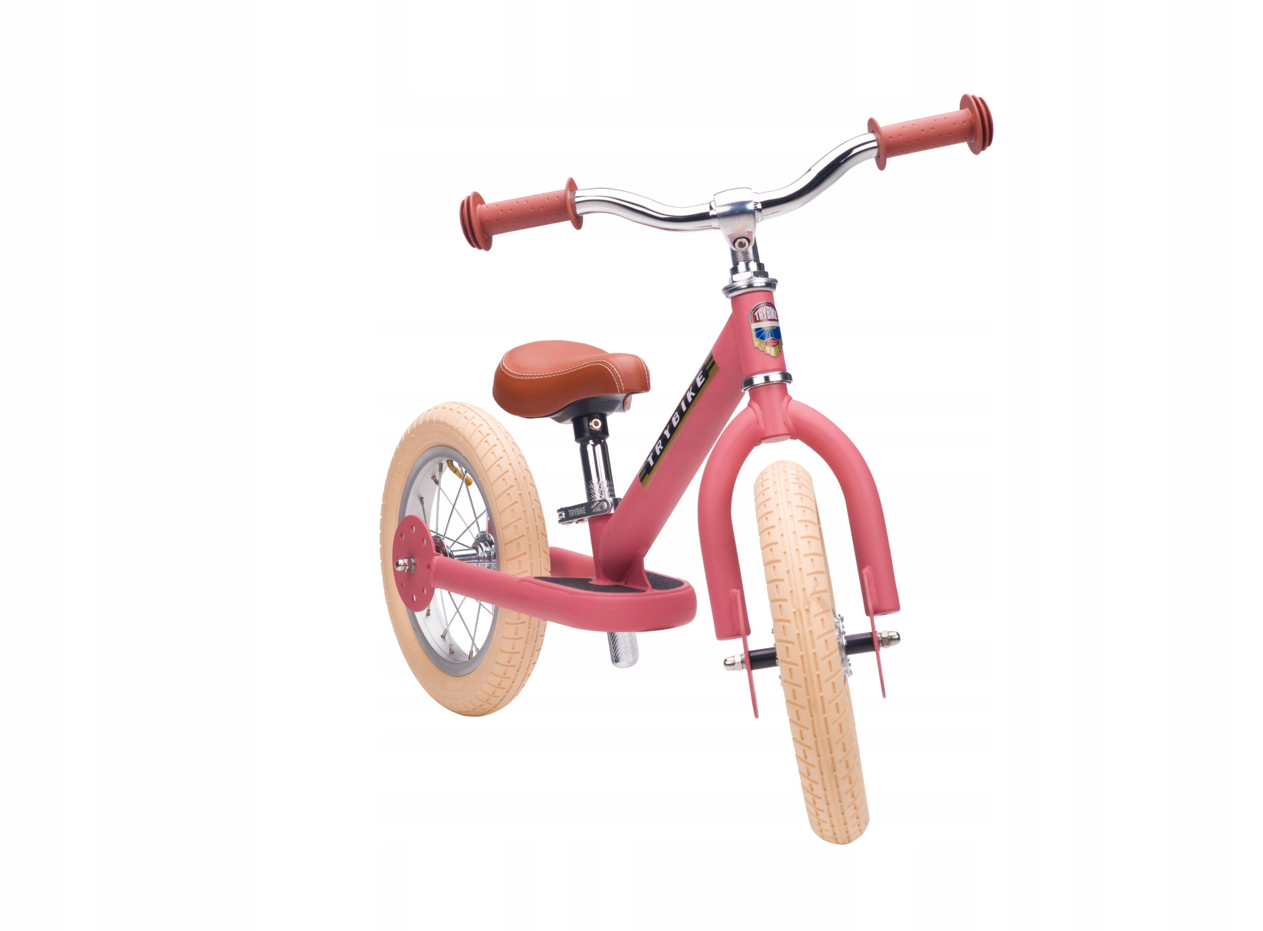 First children's balance tricycle 2in1 - Trybike Pink 15m+ Brand TryBike
