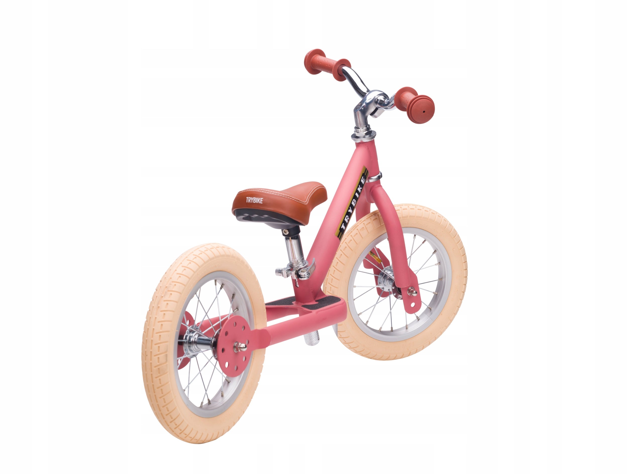 First children's balance tricycle 2in1 - Trybike Pink 15m+ Model Trybike