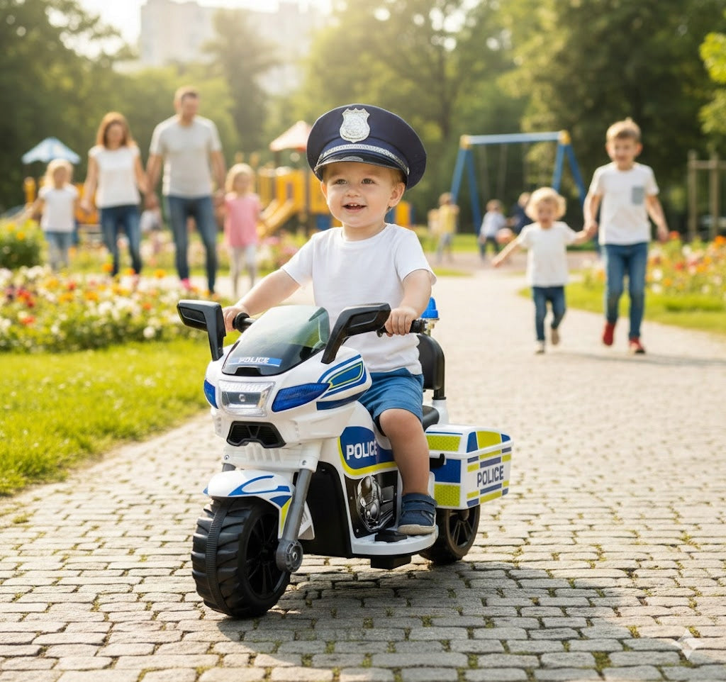 First police motorbike for baby/TR1912 Manufacturer code TR-1912-BIAŁY