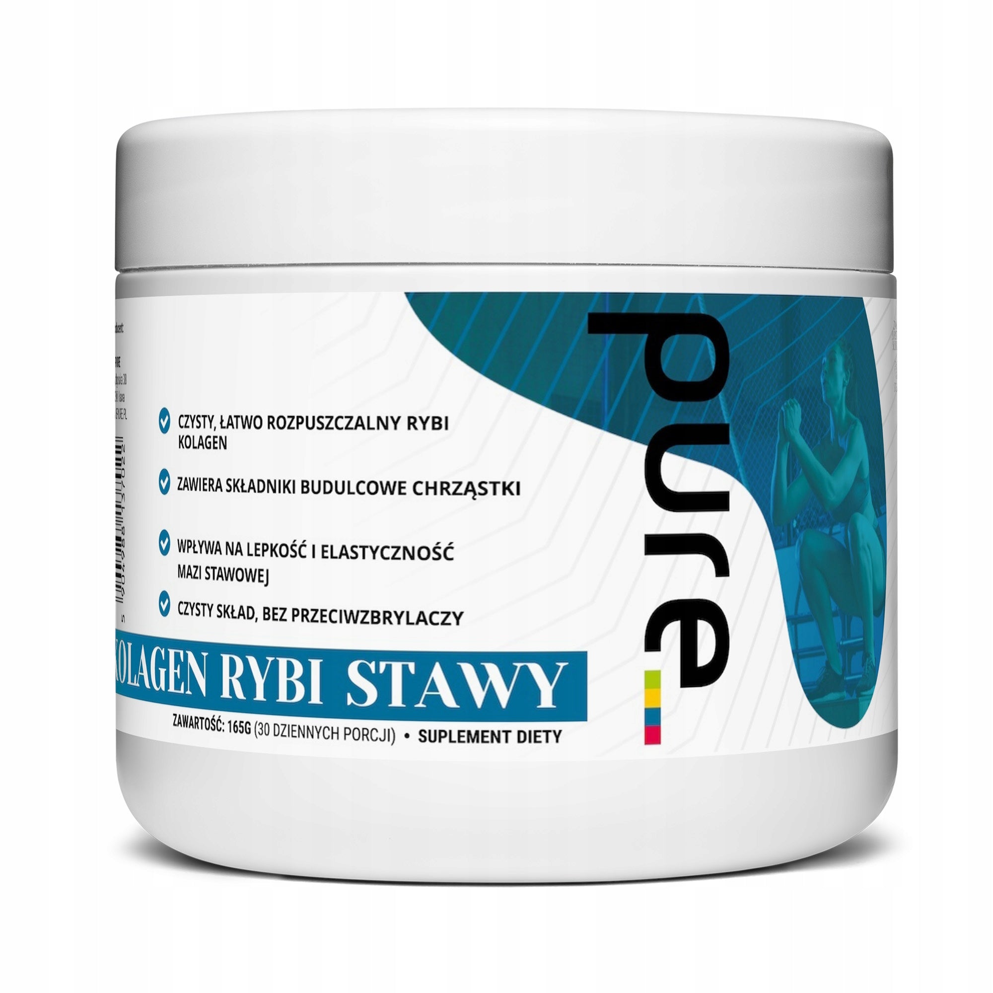Fish Collagen for joints Set of 3x30 Servings MSM Glucosamine Powder 165g PURE Manufacturer code PURE