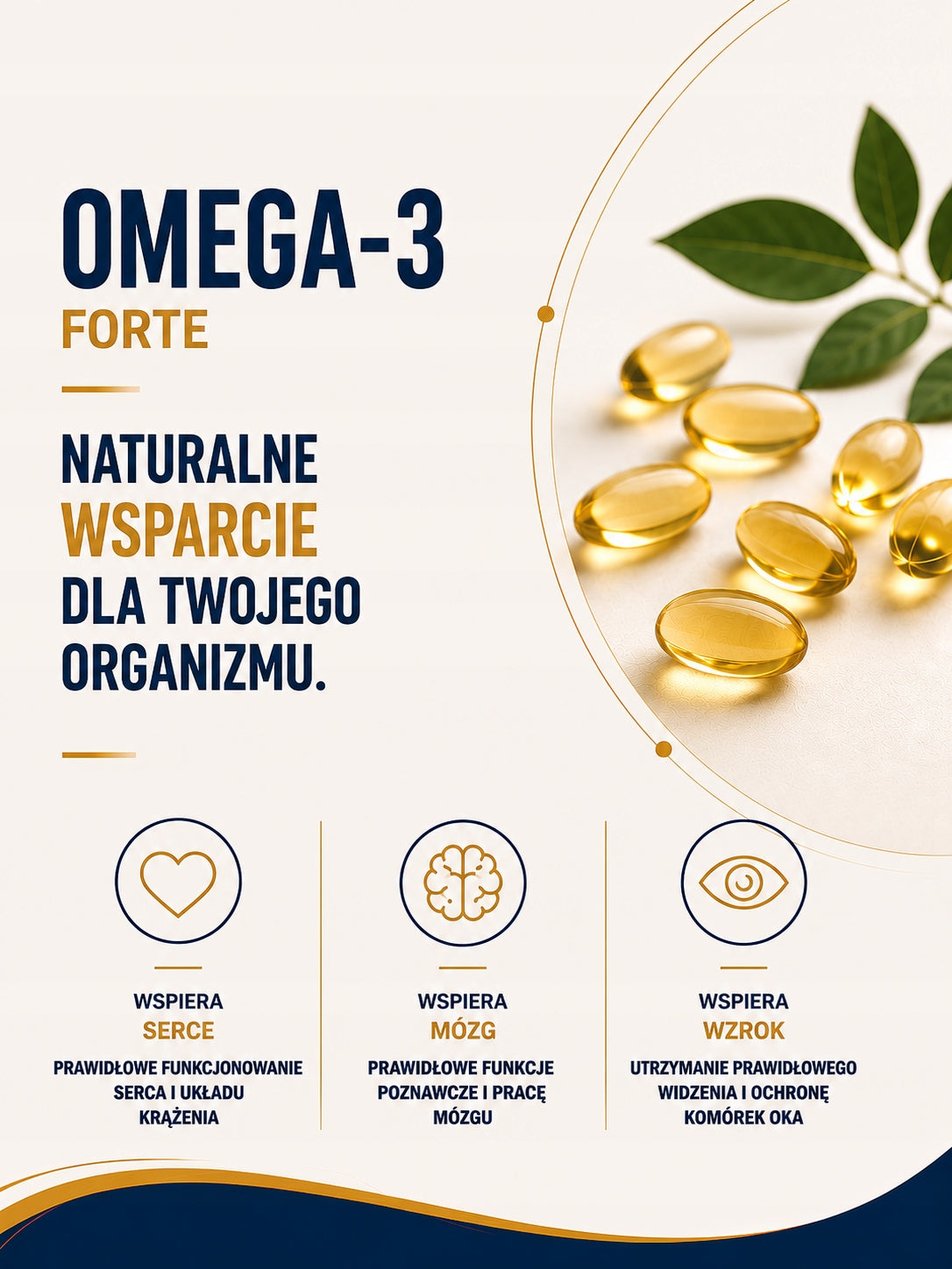 Fish Omega 3 FORTE 2000 mg | EPA 1000mg | DHA 500mg OsseaVita 90 capsules Expiration date at least six months from the date of purchase