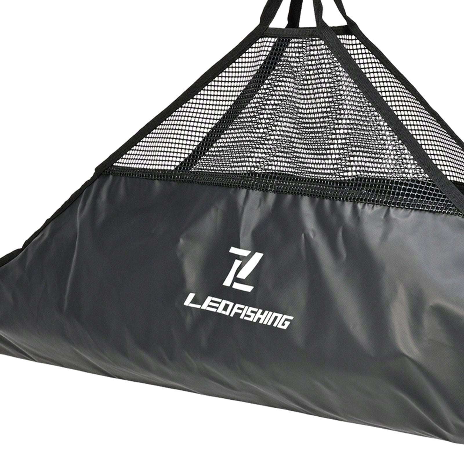 Fish Weighing Bag Fish Ruler Foldable Leak Resistant Fish Sling Weighing Packaging status original