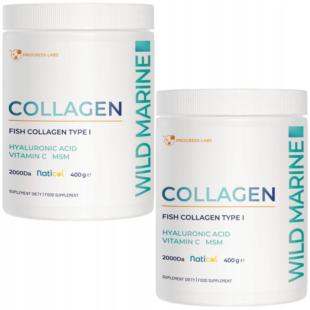 Fish Wild Marine Colagen Powder Hyaluronic Acid MSM Wit C 800g