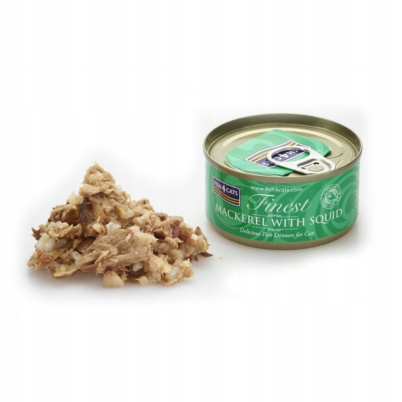Fish4Cats - Mackerel with Squid 70g - WET CAT FOOD