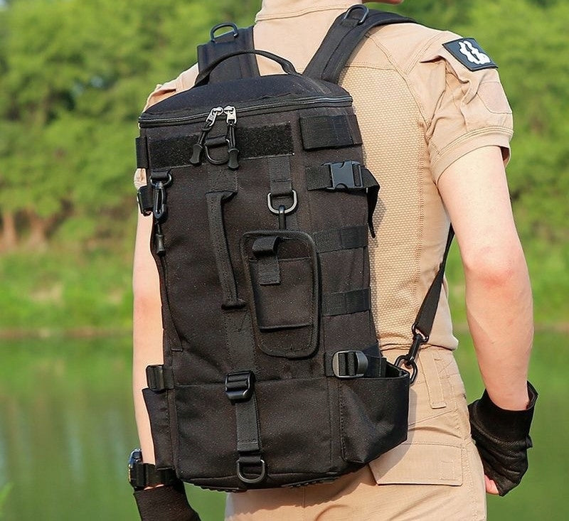 Fishing Backpack Hiking Lure Bag Fishing Rod Cover Black EAN (GTIN) 5905090873310