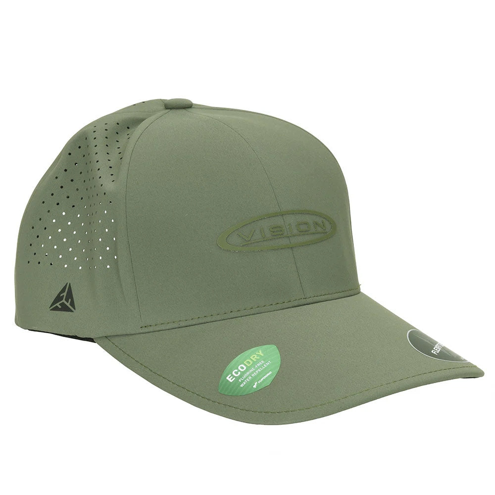 Fishing Baseball Cap Adjustable Vision Tactical Snapback Olive V2833