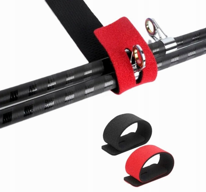 Fishing Belts Cable Tie Elastic Strap X8 Model Łączniki do prętów