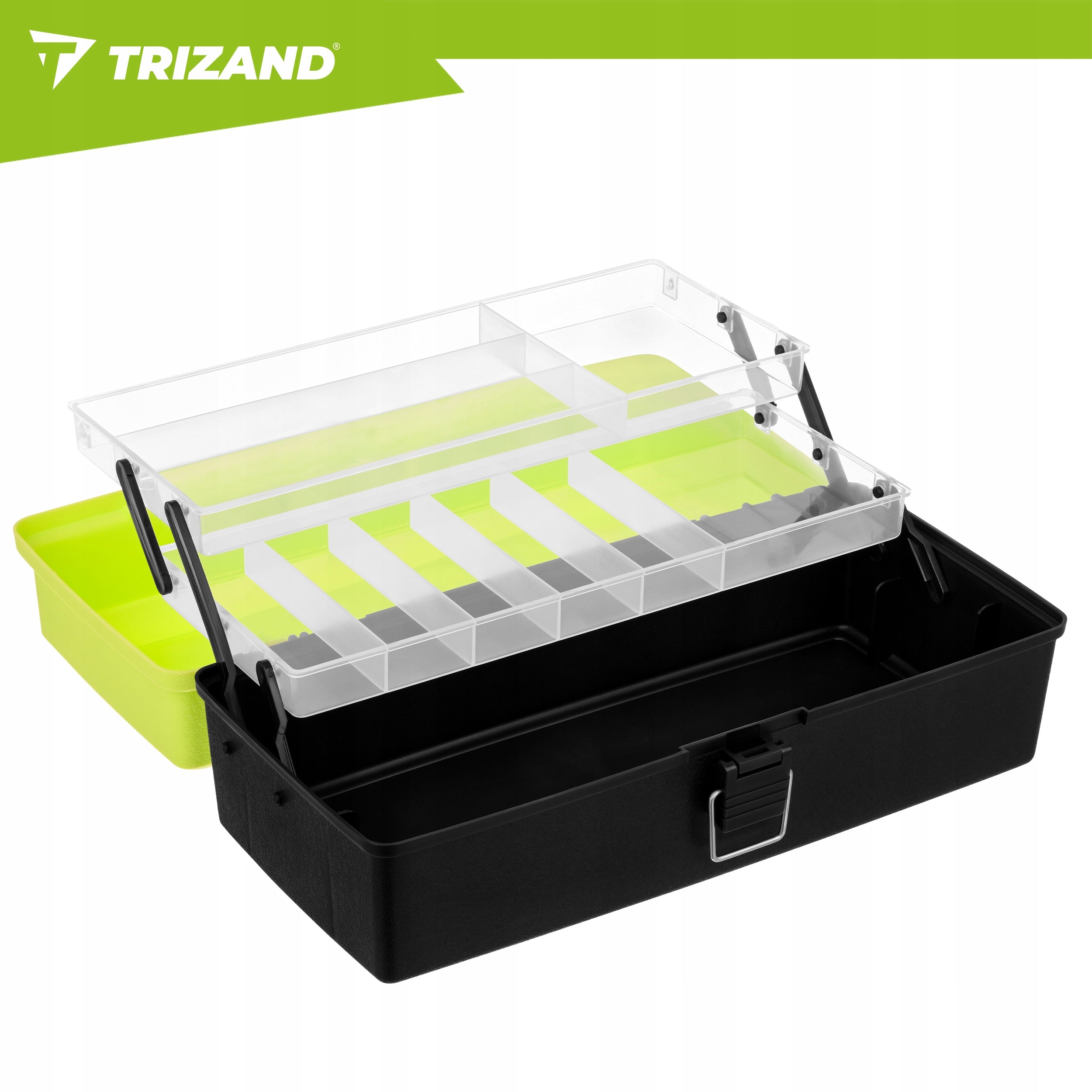 Fishing Box Organizer for Fishing Accessories Large Set Manufacturer code Skrzynka wędkarska na akcesoria Trizand