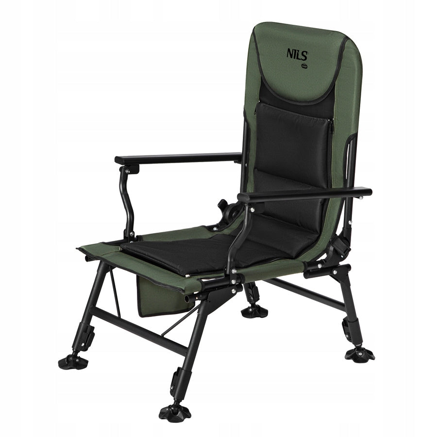 Fishing Chair Carp Chair Folding Fish Adjustable With Footrest Color green