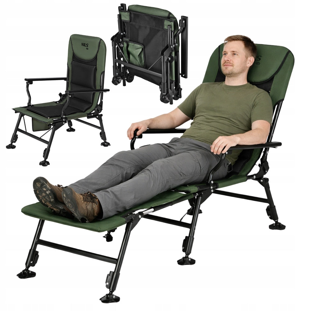 Fishing Chair Carp Chair Folding Fish Adjustable With Footrest