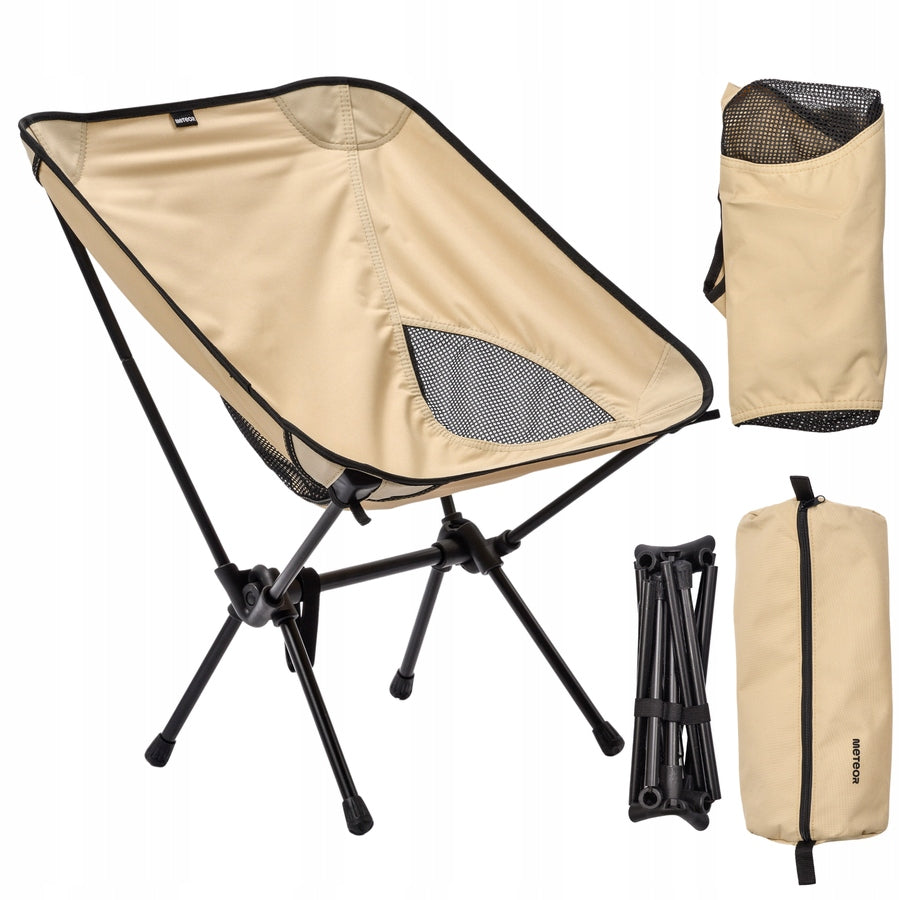 Fishing Chair Folding Hiking Camping Fishing METEOR Packaging status original