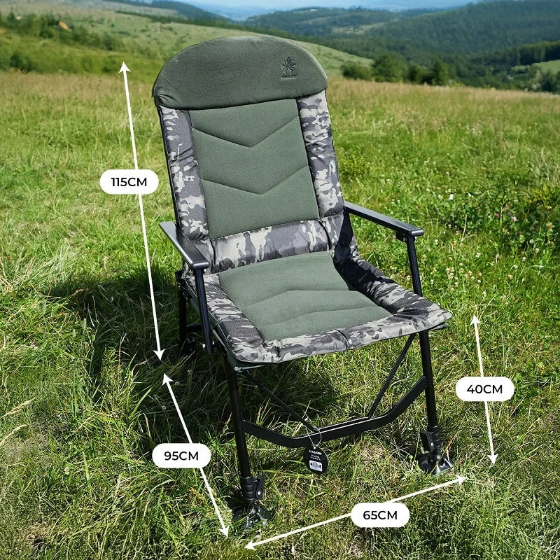 Fishing Chair KRAKEN Carp Chair Folding Wide Adjustable 150kg Manufacturer code KRPA1001