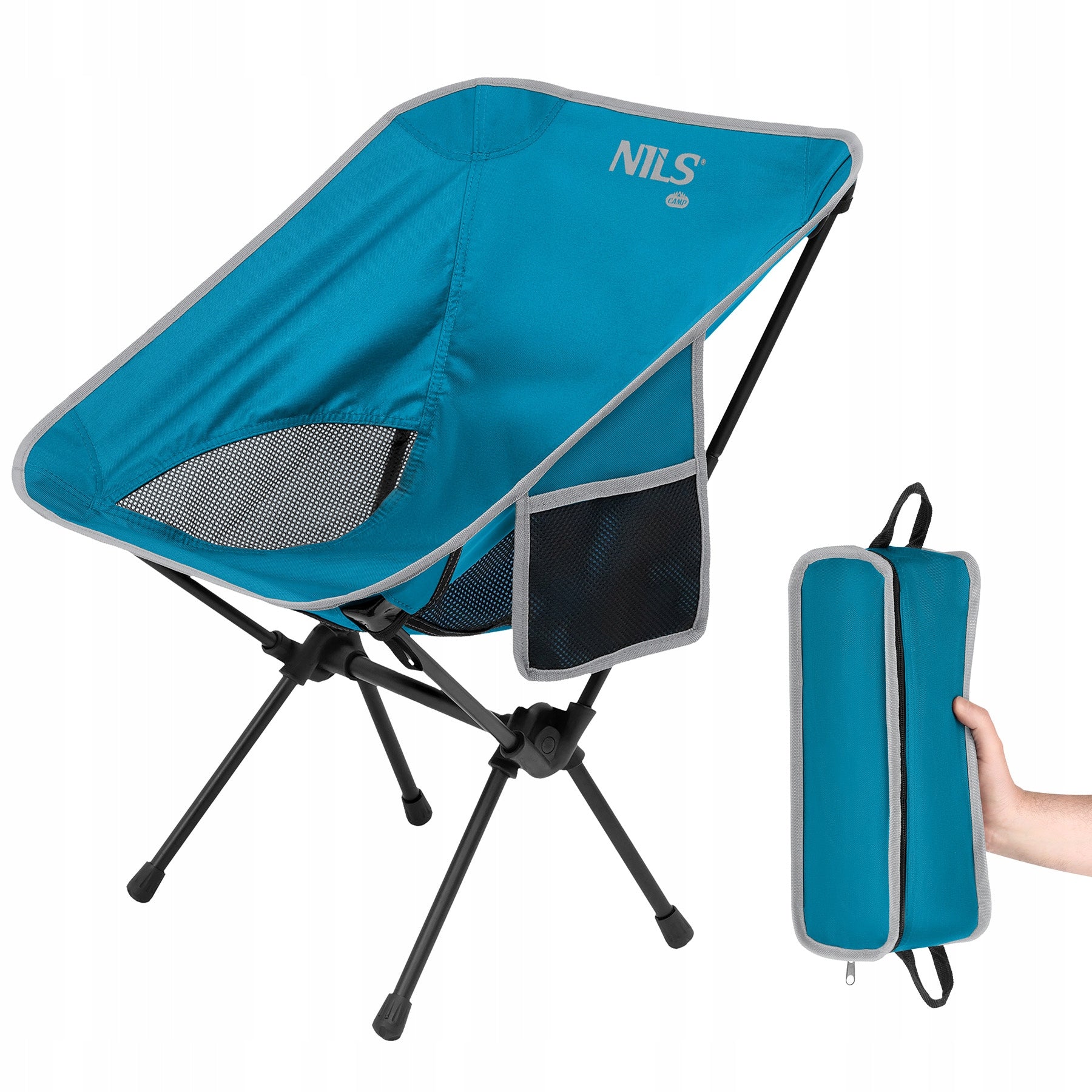 Fishing Chair Ultra Lightweight Portable 120kg Durable NILS Cover Manufacturer code 15-03-315
