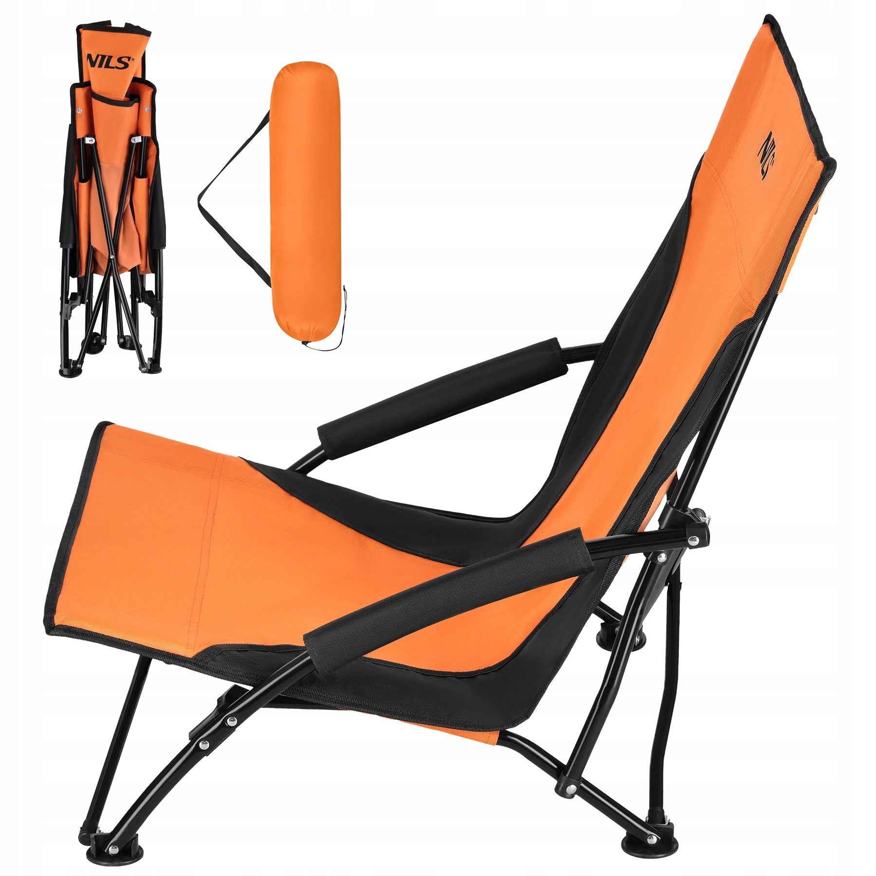 Fishing Chair with Backrest NILS Comfortable Lightweight Pores