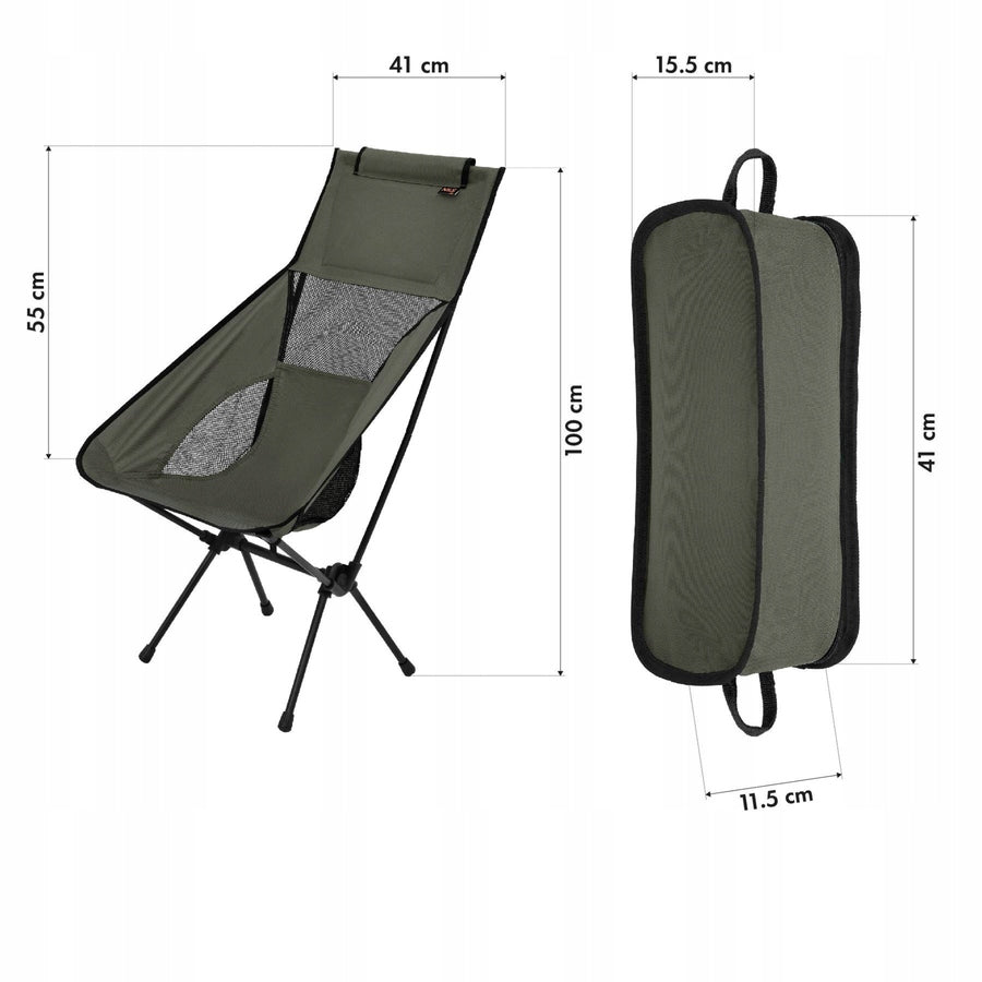 Fishing Hiking Chair With Fish Backrest Compact + Cover EAN (GTIN) 5907986904818