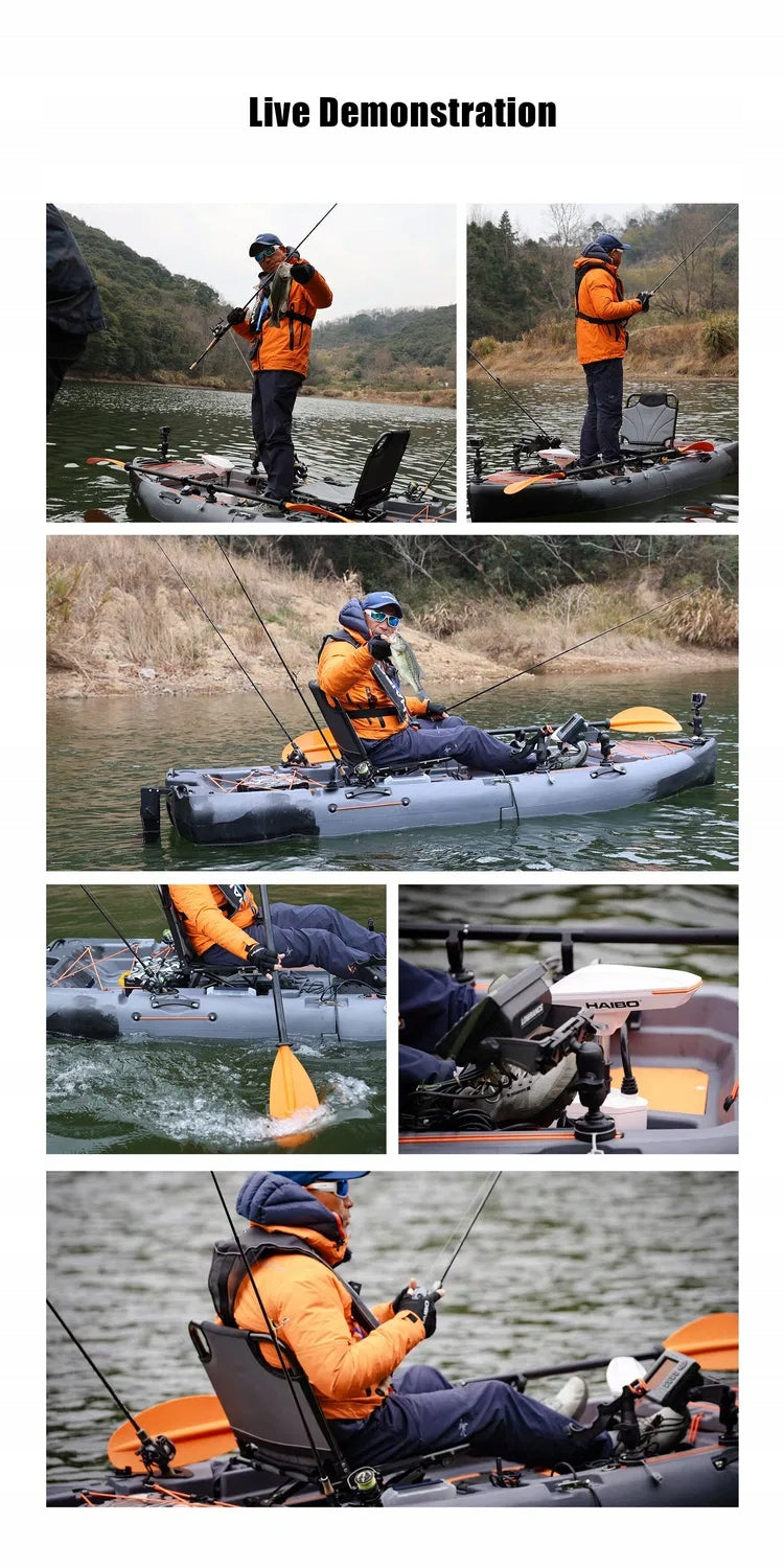 Fishing Kayak Haibo Baittrack Modular Motor GPS Anchor Battery 2 Pers Model Baittrack Split-Type 2-os