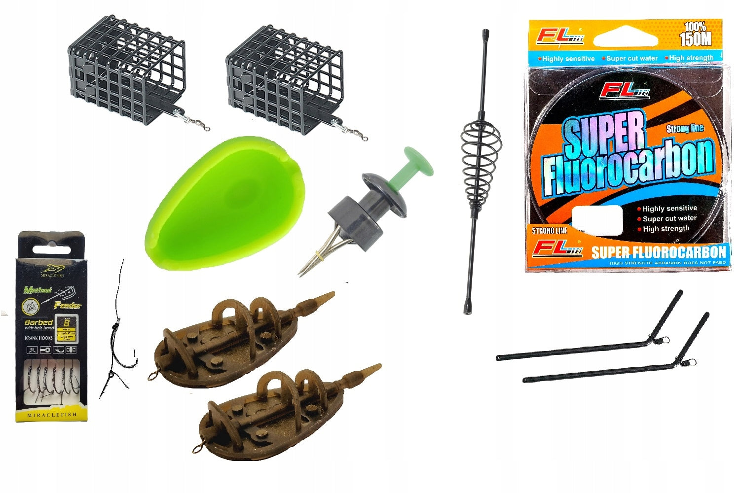 Fishing Kit Ground Fishing Rod Feeder JAXON Reel Fishing Line Method Feeder Model Zestaw gruntowy feeder Jaxon method feeder