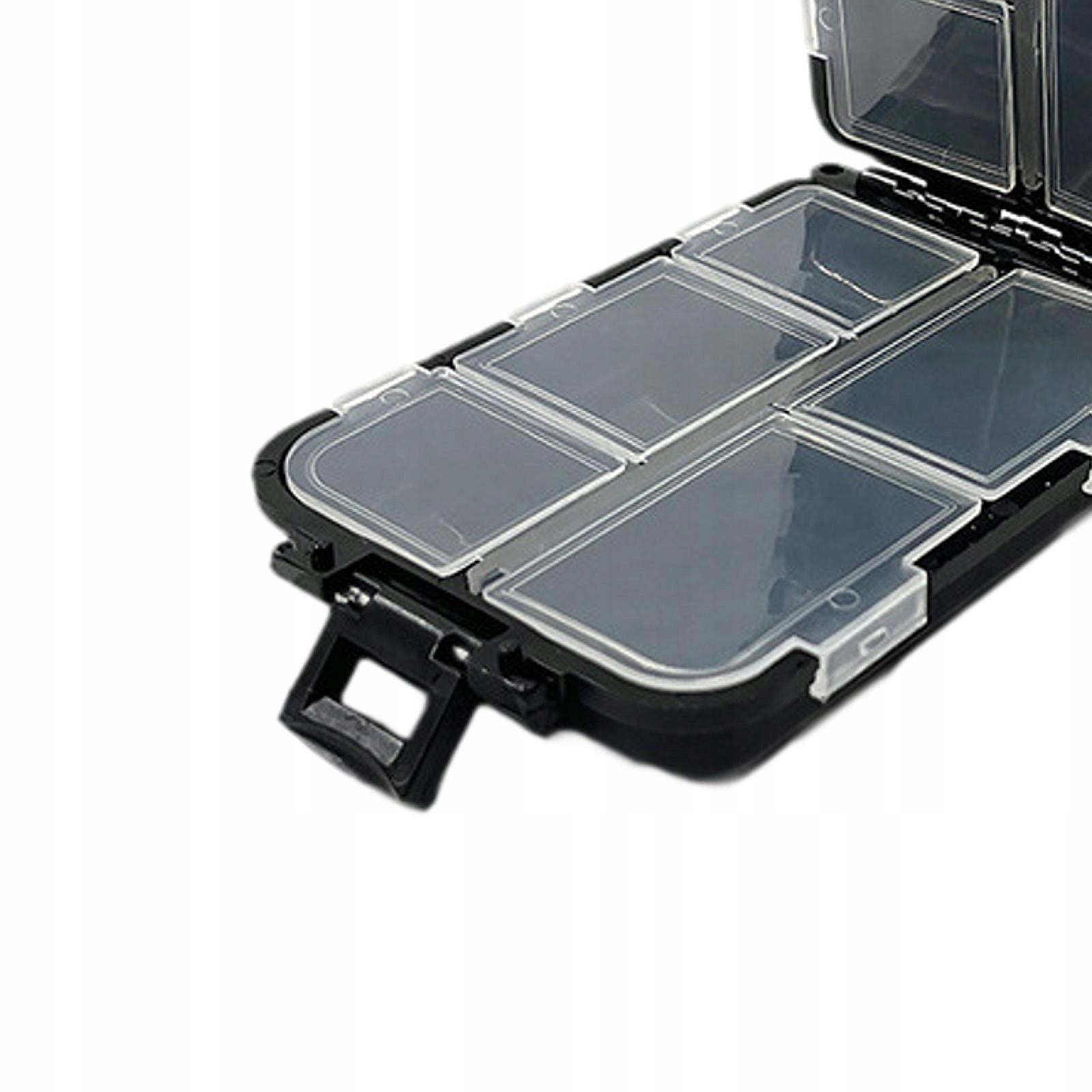 Fishing Lure Box with Compartments Multifunctional 9.5cmx6.8cmx2.3cm Product weight with unit packaging 0.1 kg