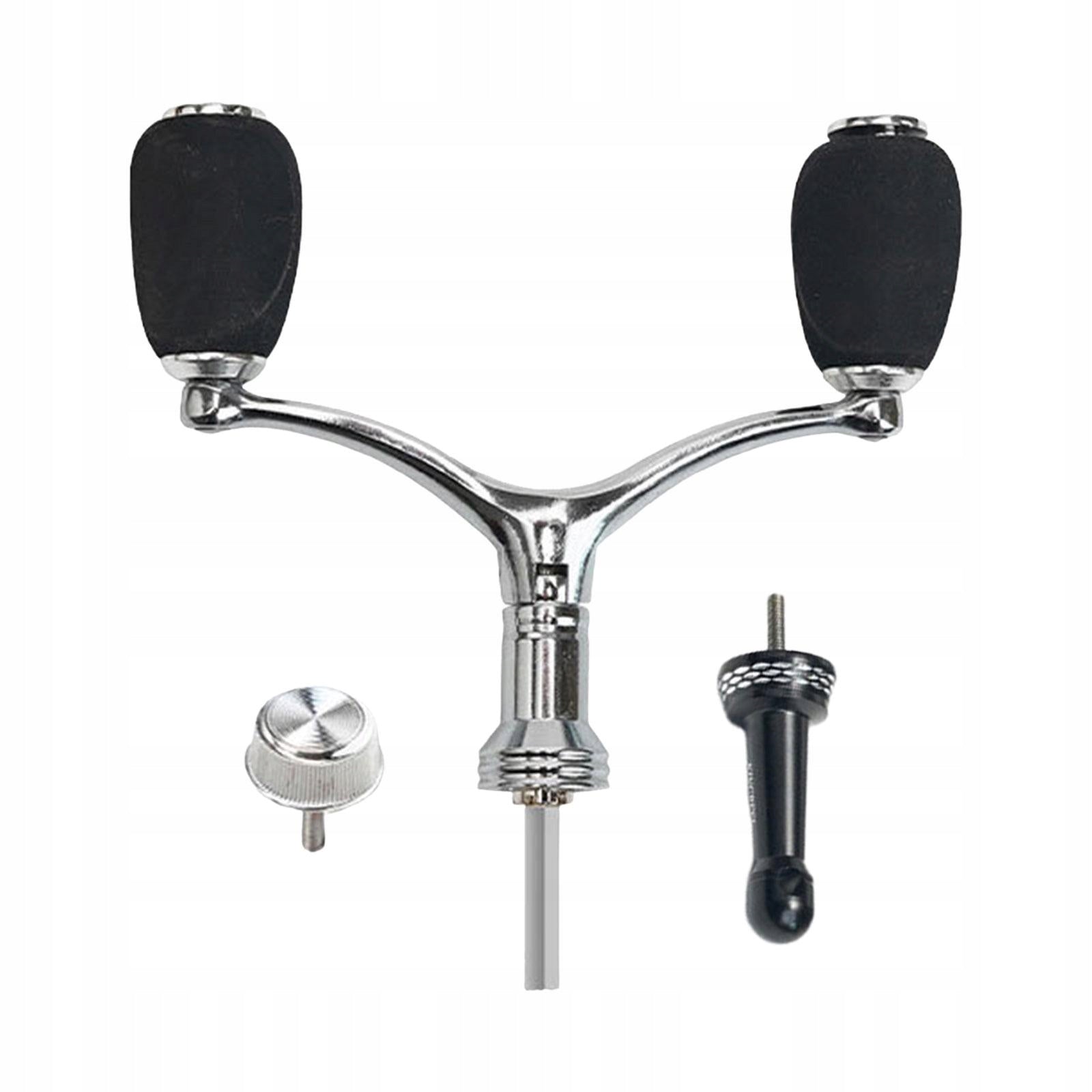 Fishing Reel Handle Double end Handle High Speed 1Pcs Black Balanced Rod Brand no brand