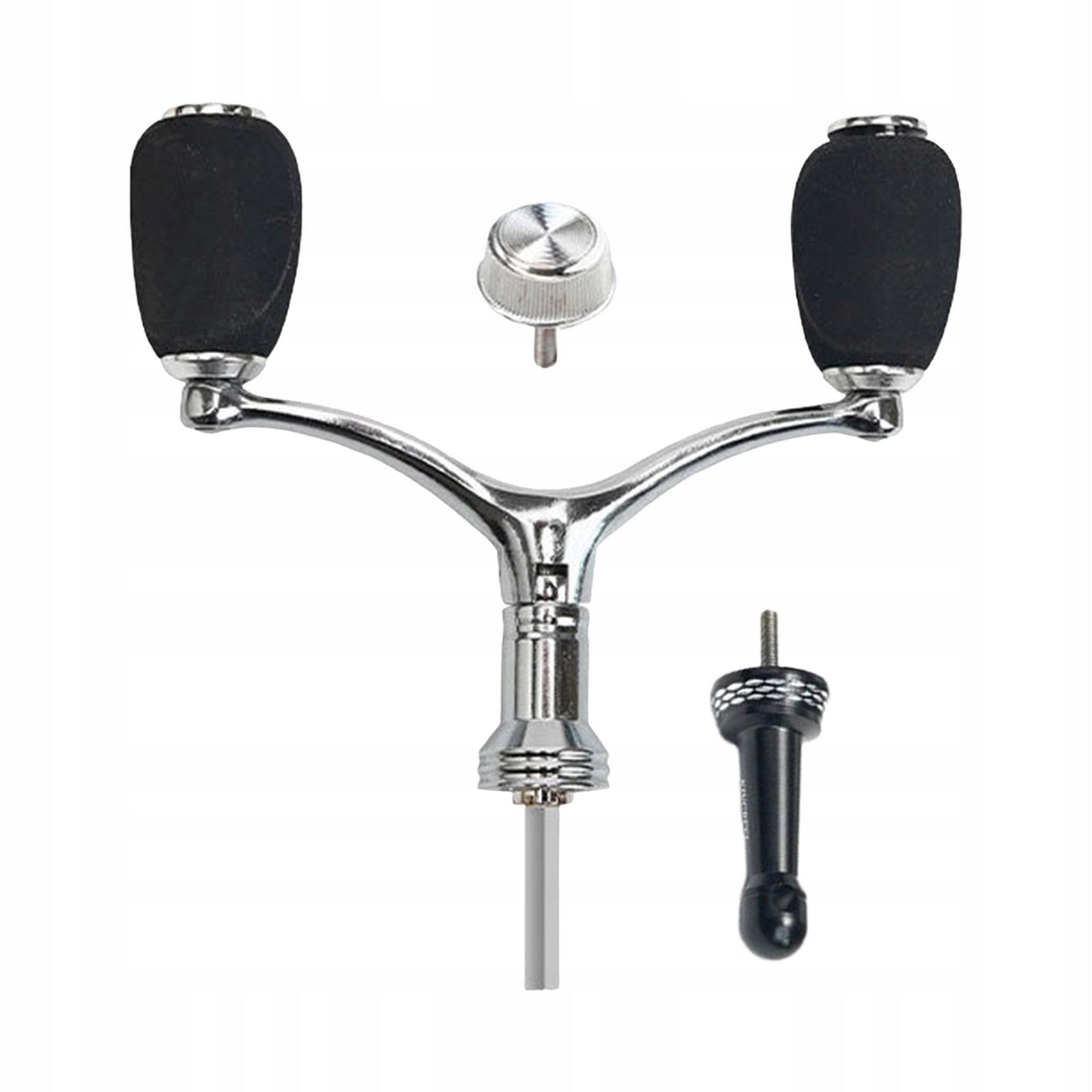 Fishing Reel Handle Double end Handle High Speed 1Pcs Black Balanced Rod Model Uchwyt kołowrotka do trollingu Mocny uchwyt na