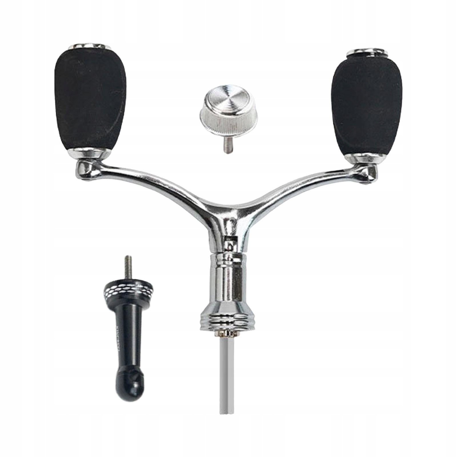 Fishing Reel Handle Double end Handle High Speed 1Pcs Black Balanced Rod Weight 54 g