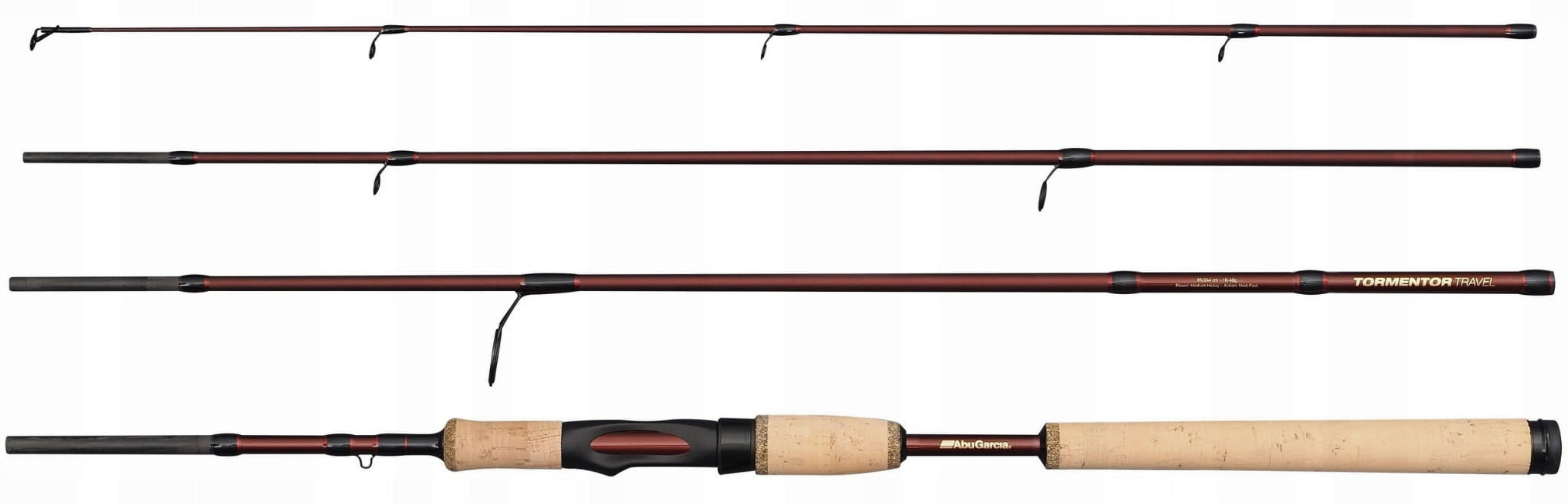 Fishing Rod Abu Garcia Tormentor2 Travel Spinning 2.44m 10-40g EAN (GTIN) 036282003279