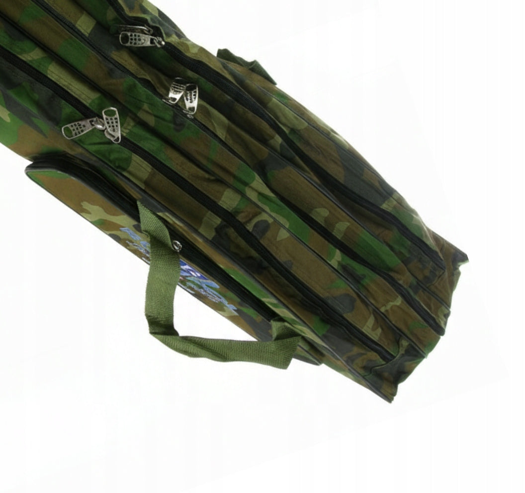 Fishing Rod Bag 2 Pockets 3 CHAMBERS CAMO 110cm 200503 Brand Rumpol
