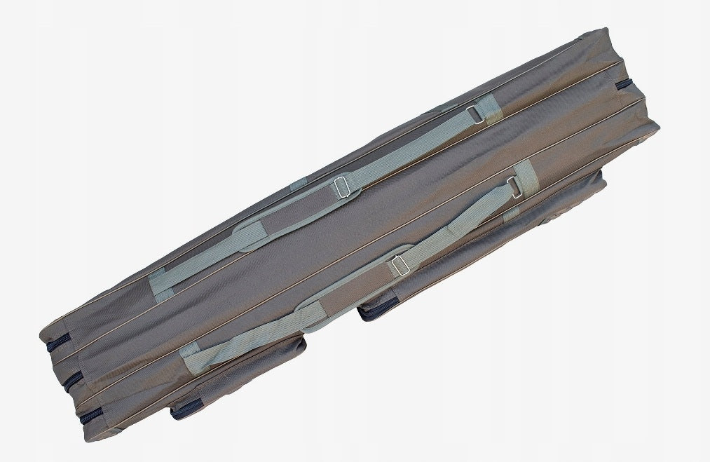 Fishing Rod Cover FL Olive Padded Waterproof 150 cm 3 Compartments Kind fishing rod cover