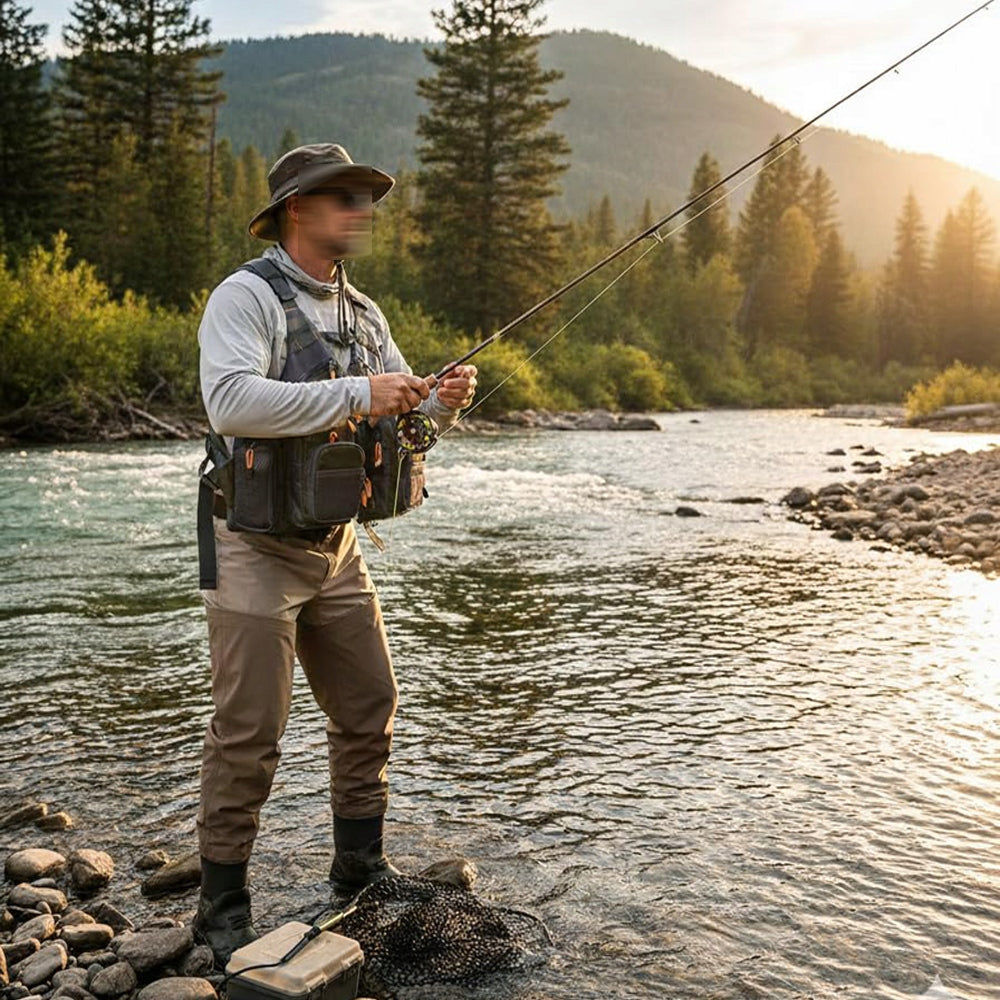 Fishing Safety VEST LIFE VEST FOR FISH with zipper Type not specified