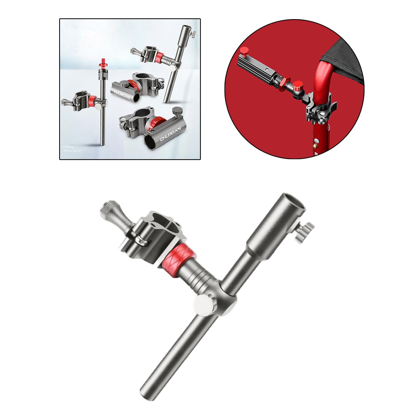 Fishing Tools Holder Fishing Mount Bait rack 360° Model Krzesło wędkarskie Uchwyt na wędkę Lekkie przynęty