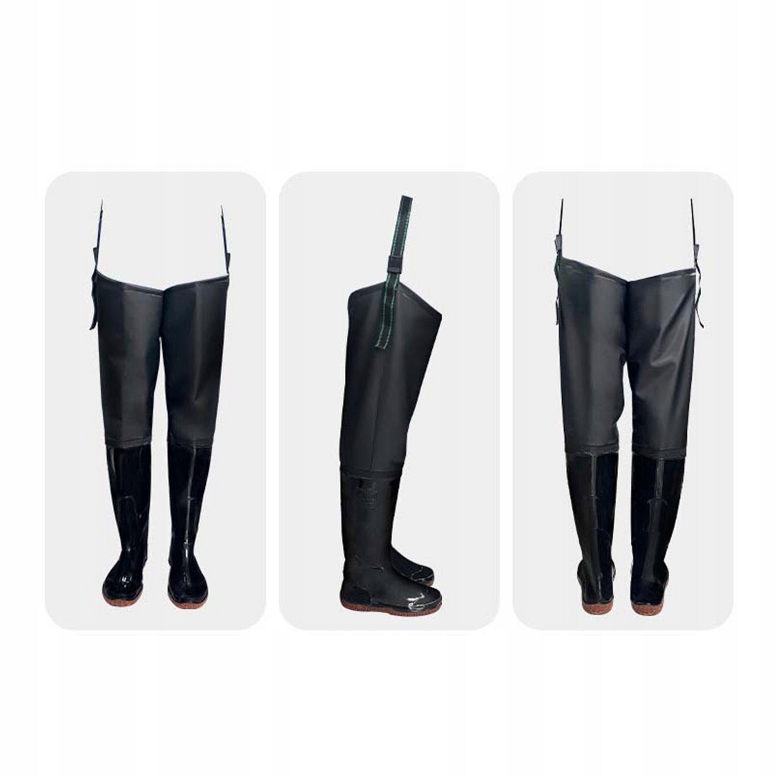 Fishing Waders with PVC Trousers And Boots, Waterproof Material, 40 Brand no brand