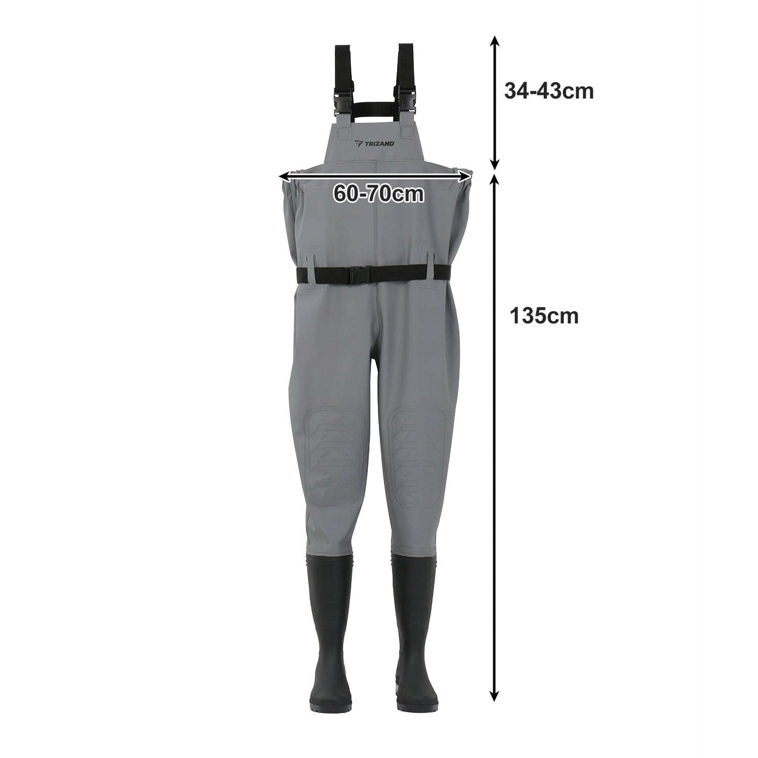 Fishing Waterers Bottoms Rubber Pants Thick Long Harness 45 EAN (GTIN) 5900779958036