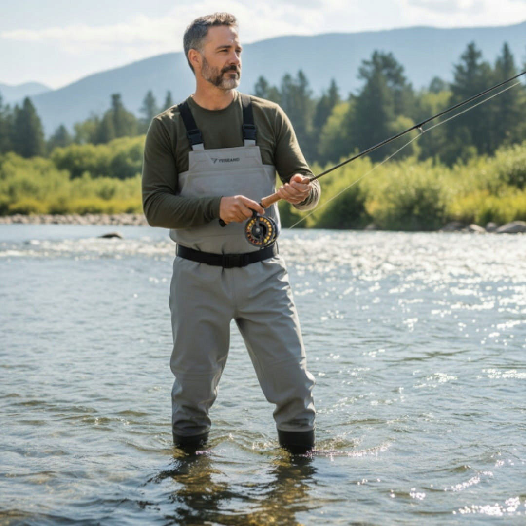 Fishing Wodery Rubber Thick with Harness Long for Fish - 45 Kind high (up to chest)