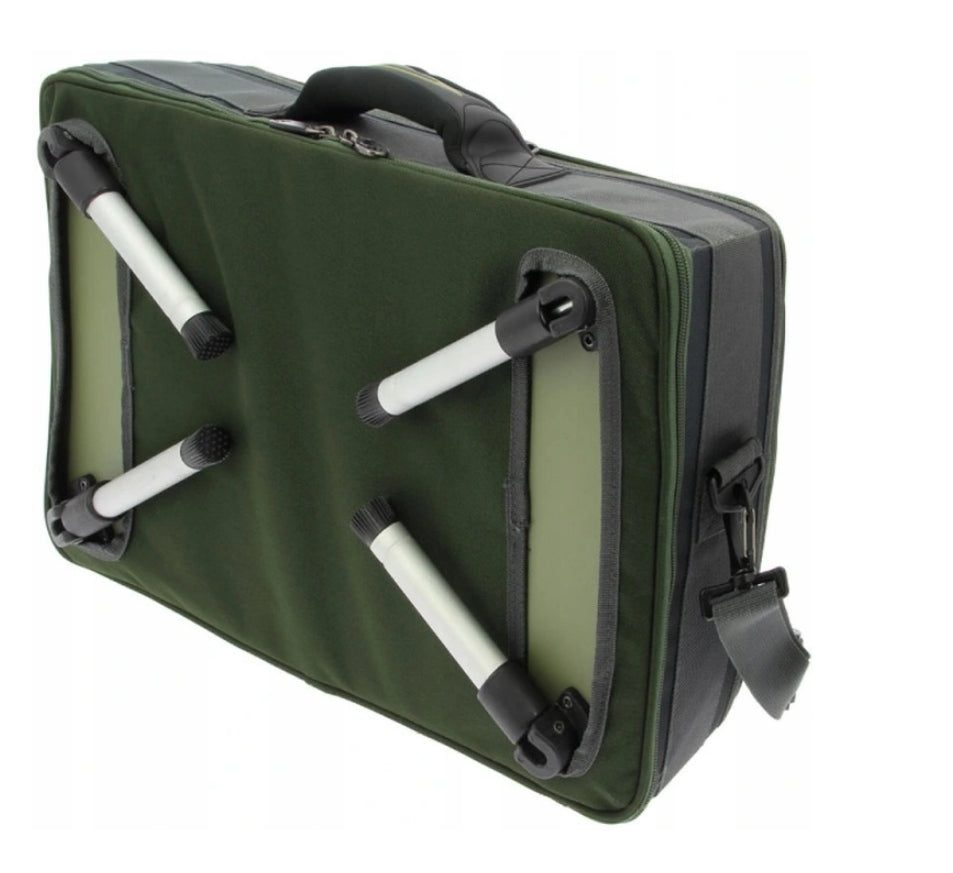 Fishing bag suitcase organizer with table NGT 588 Model Carp Bivvy Table System II