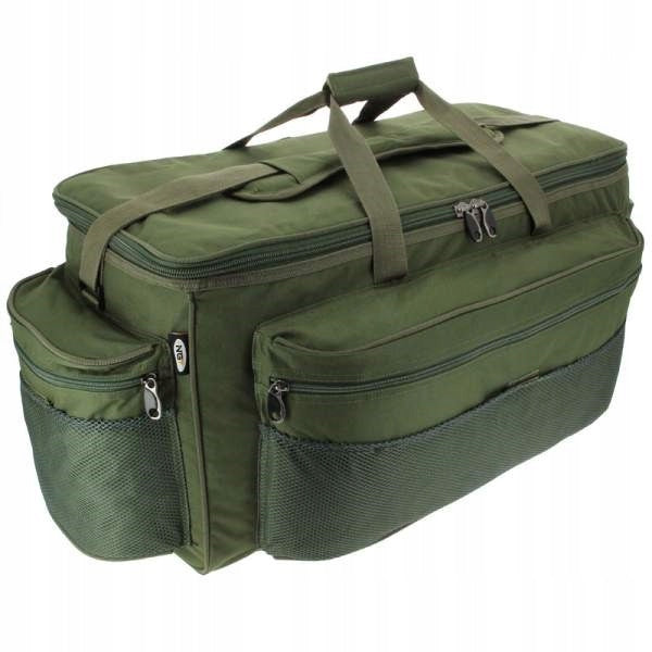Fishing bag with rigid bottom GIANT GREEN CARRYALL NGT