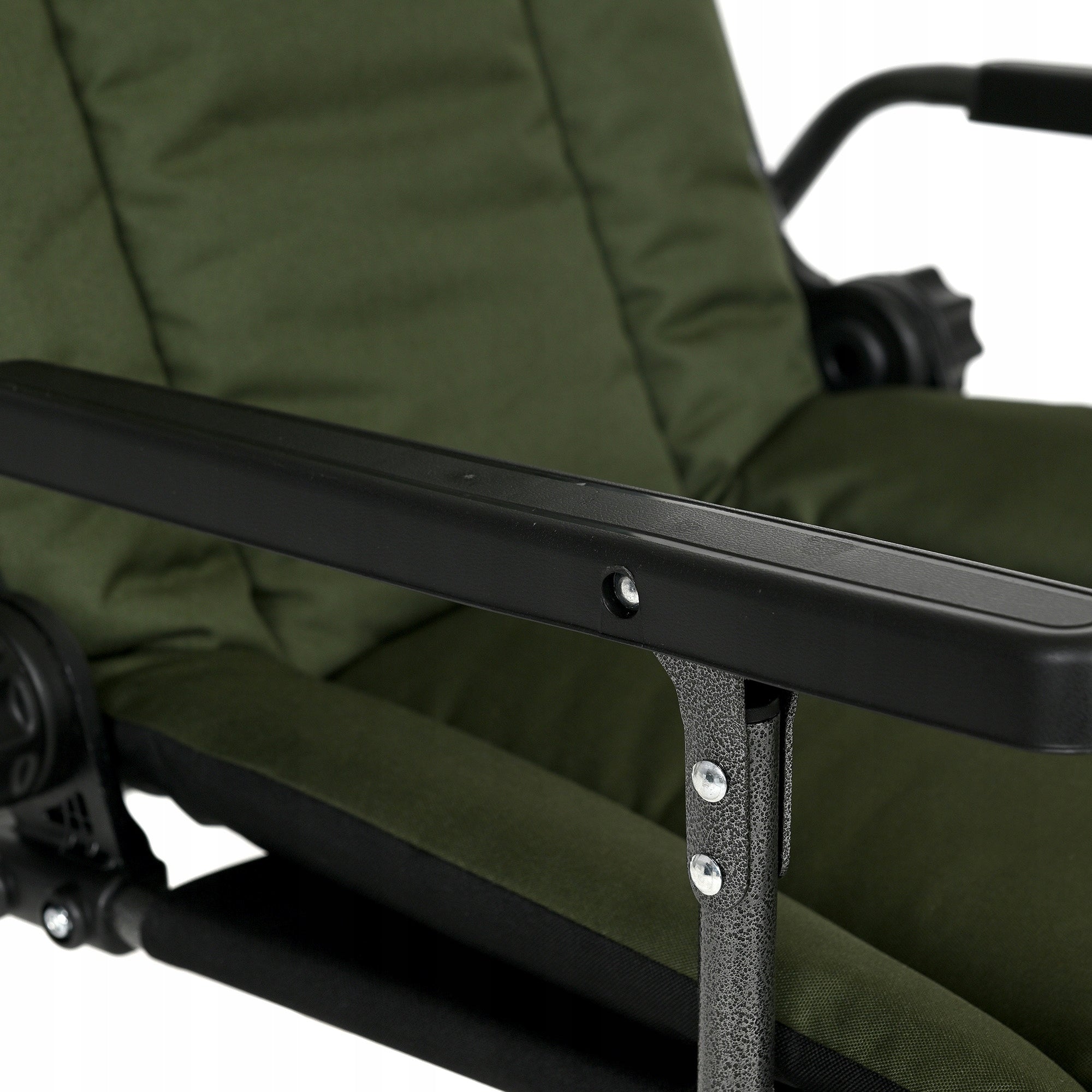 Fishing chair MIXO adjustable legs folding up to 120kg strong+armrests Brand Cuzo