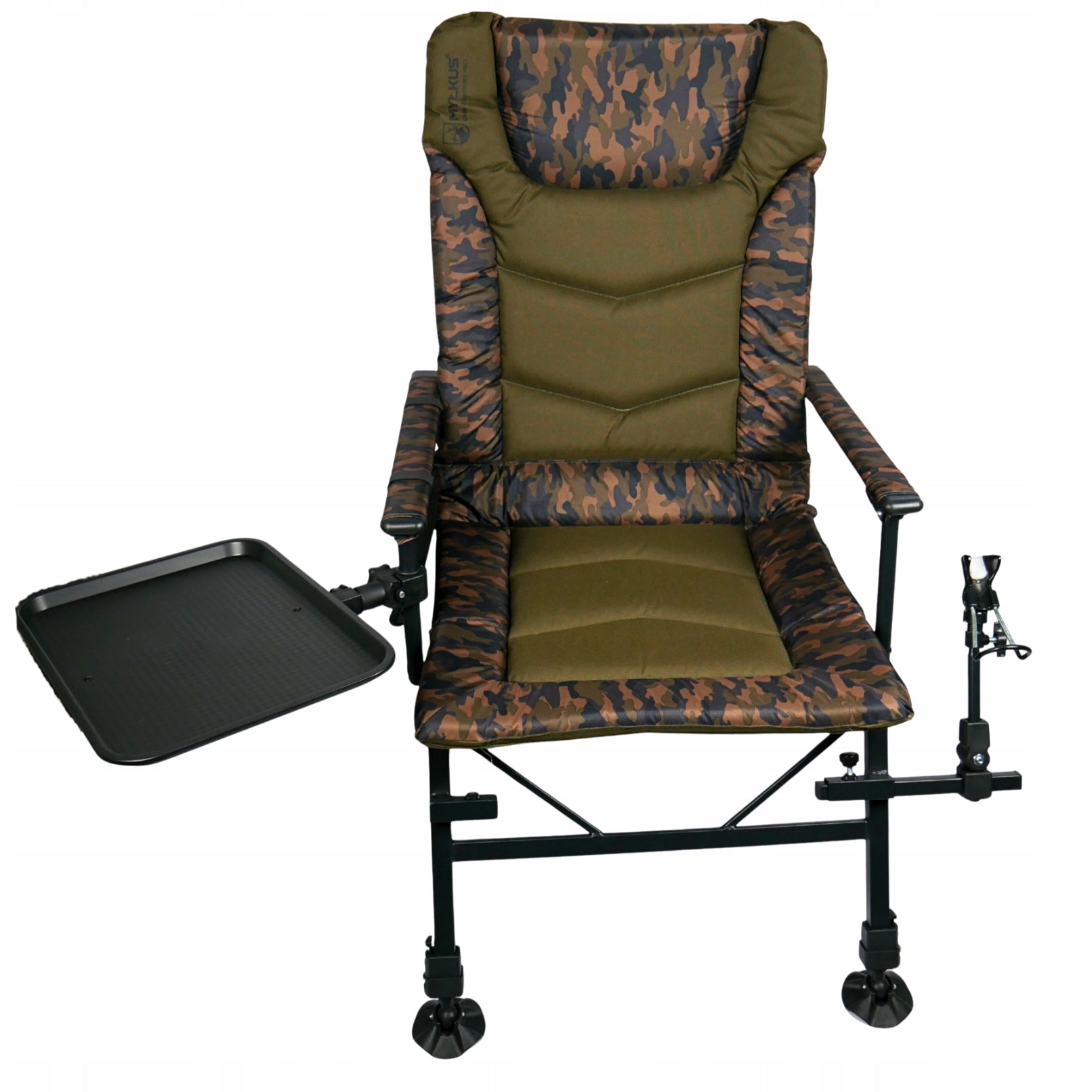 Fishing chair carp chair with table and handle high backrest Packaging status original