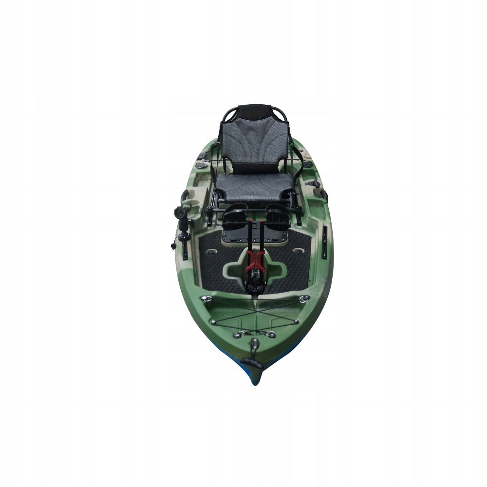 Fishing pedal kayak AMBER BOGA 8.4, FLAP pedal, 256x88x33 cm, Camo, HDPE Brand AMBER SPORT
