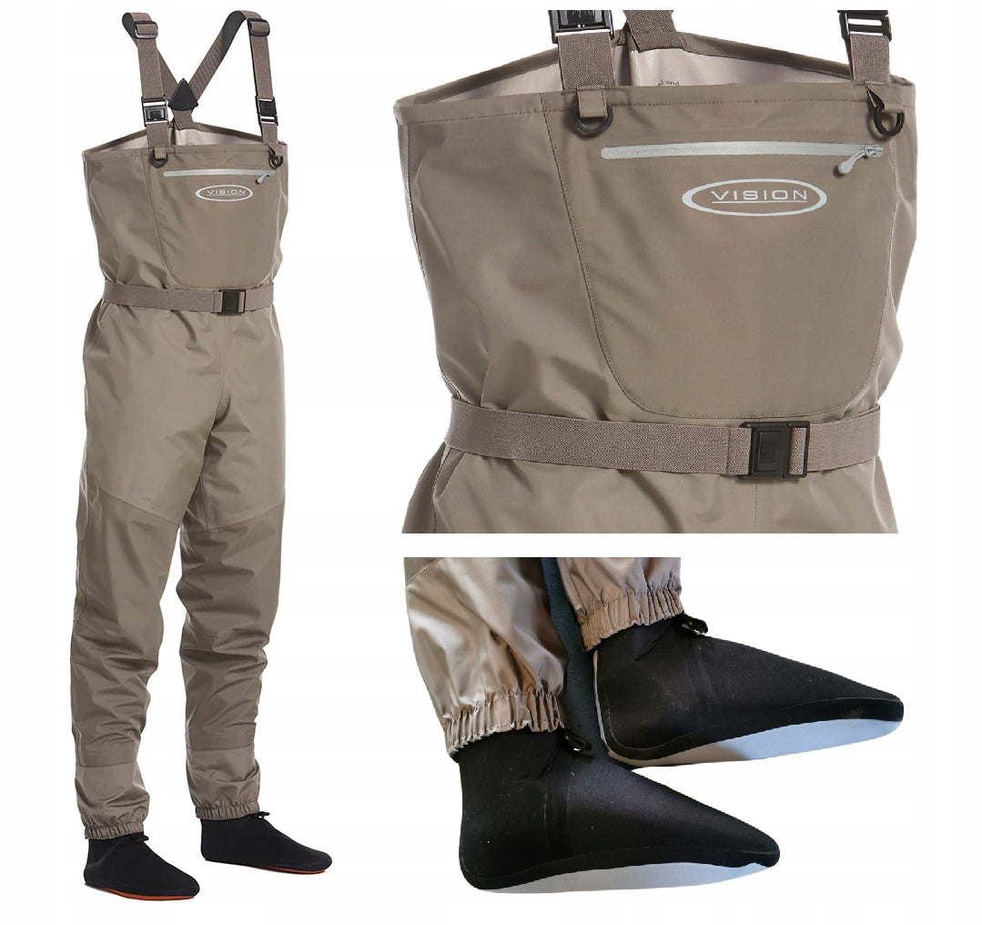 Fishing waders Breathable Bottoms Vision Atom V5500-L