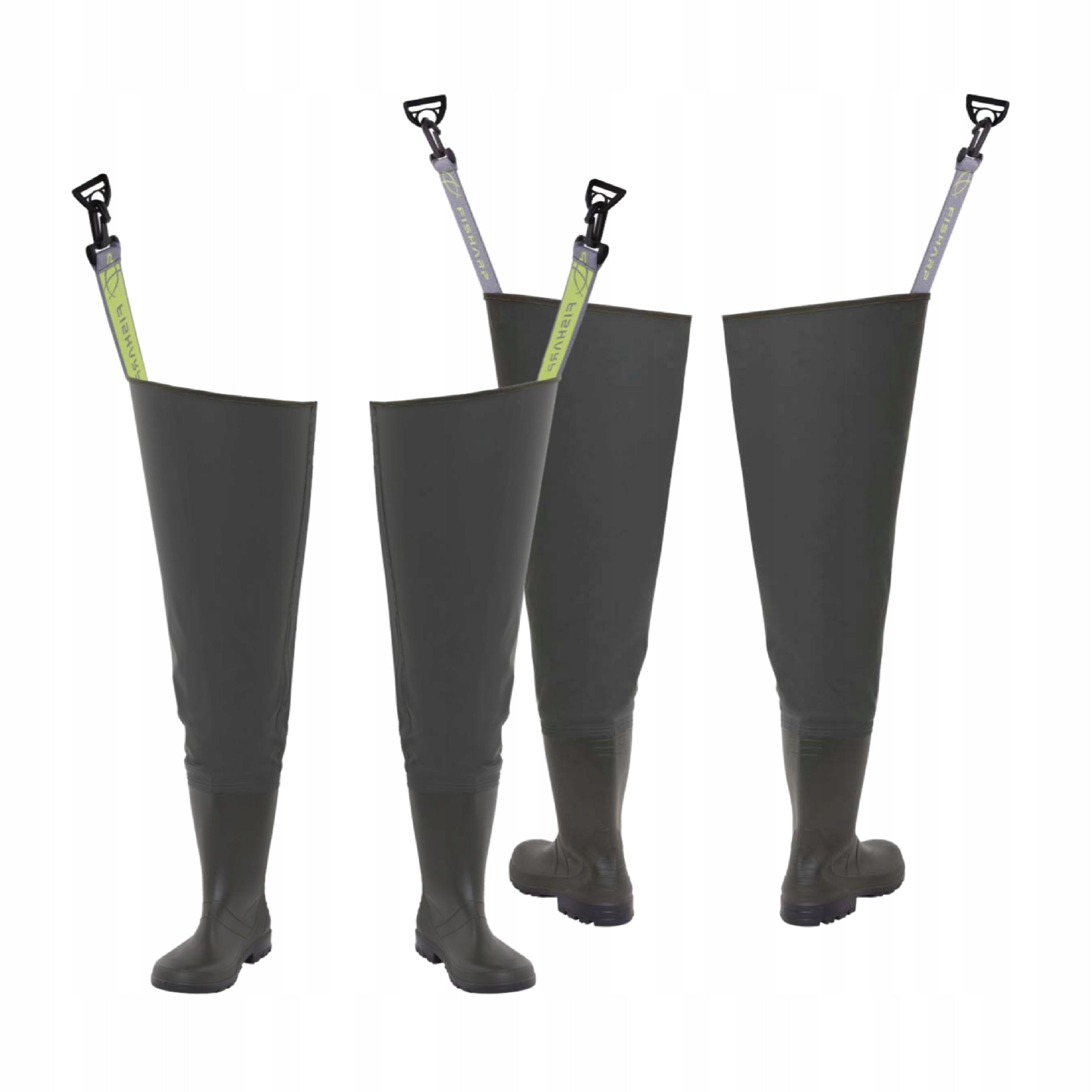 Fishing waders Very Light For Fisherman Green Polish Durable