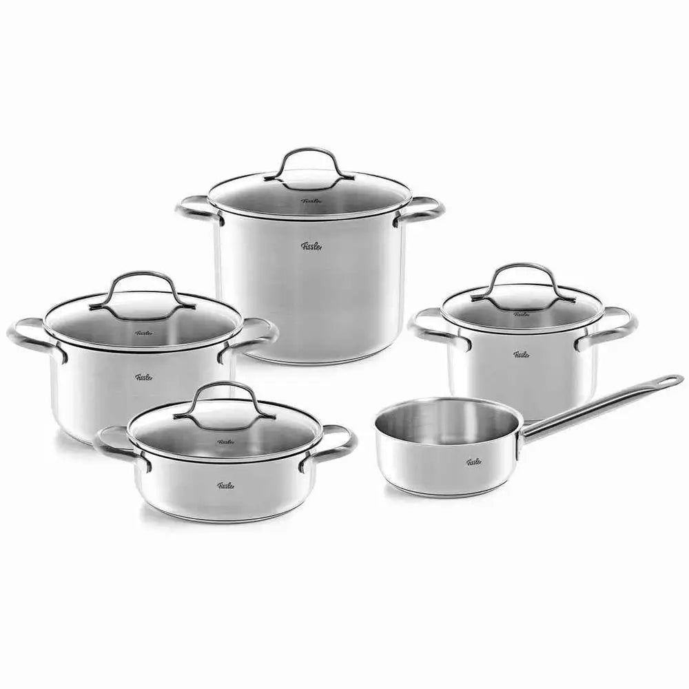 Fissler San Francisco 5-Piece Stainless Steel Pot Set New