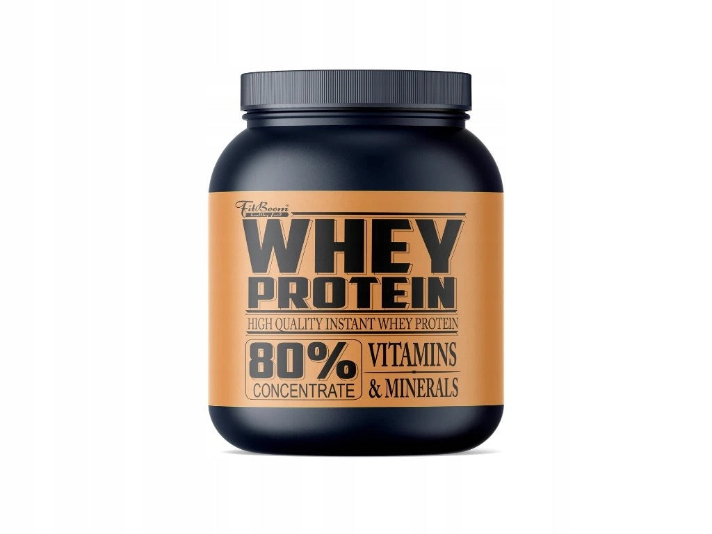 FitBoom Whey Protein 2250g caramel s kousky kit kat Expiration date up to 2 weeks after the purchase date