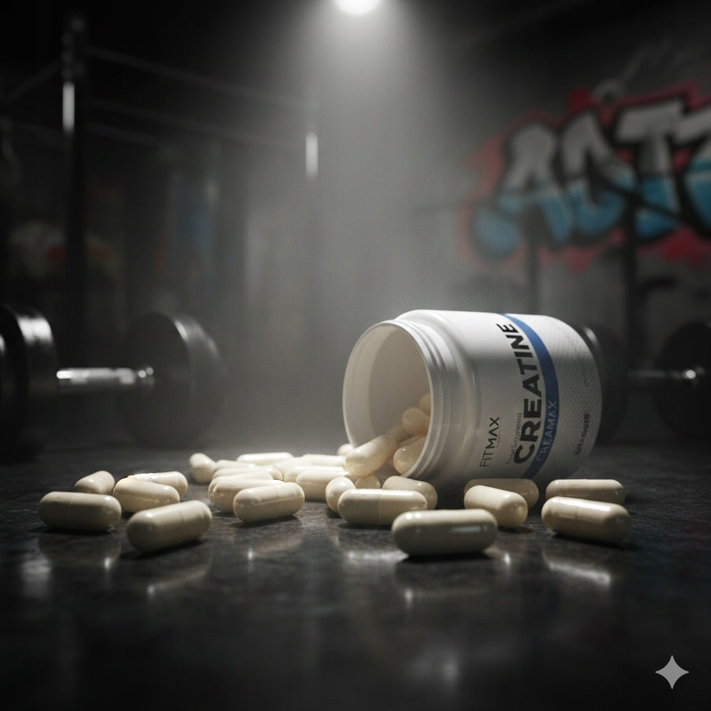 FitMax CREATINE 200mesh Creatine 300 kaps monohydrate capsules PURE Packaging status original
