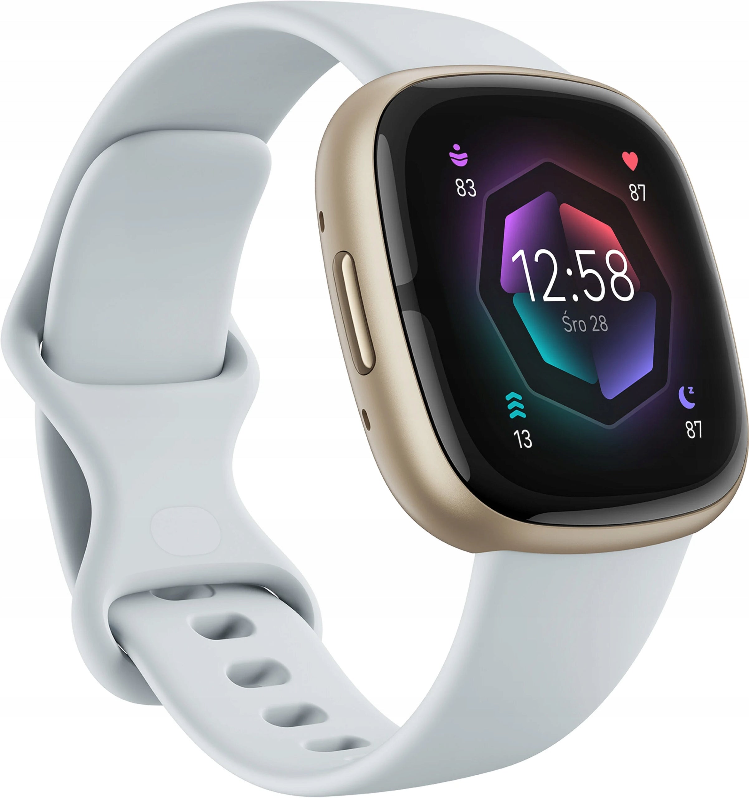 Fitbit Sense 2, Blue/Gold, smart watch Brand Fitbit